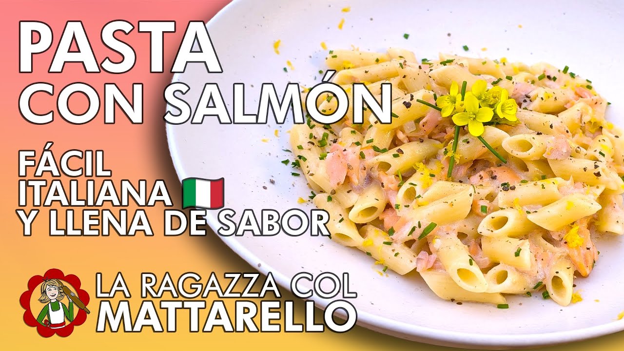 Pasta con Salmón 🐟🍝✨ | Receta Italiana en 20 Minutos