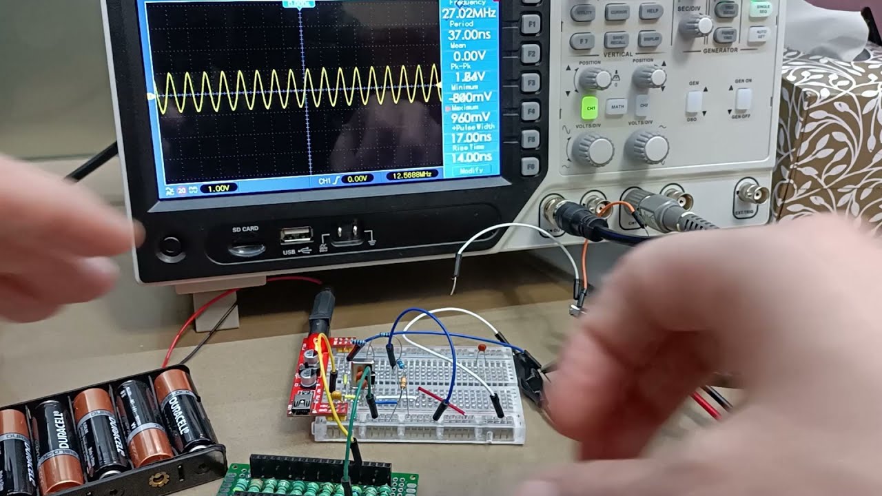 3rd Overtone Radio Controller Crystal Oscillator circuit 27MHz (RC Transmitter Part 2)