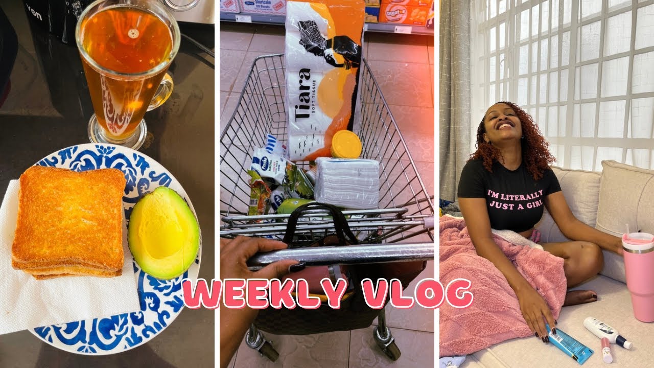 Slow Living Vlog🌸| Monthly Shopping; Wig Install; Cook With Me; Hair At Kenyatta Market; Skincare