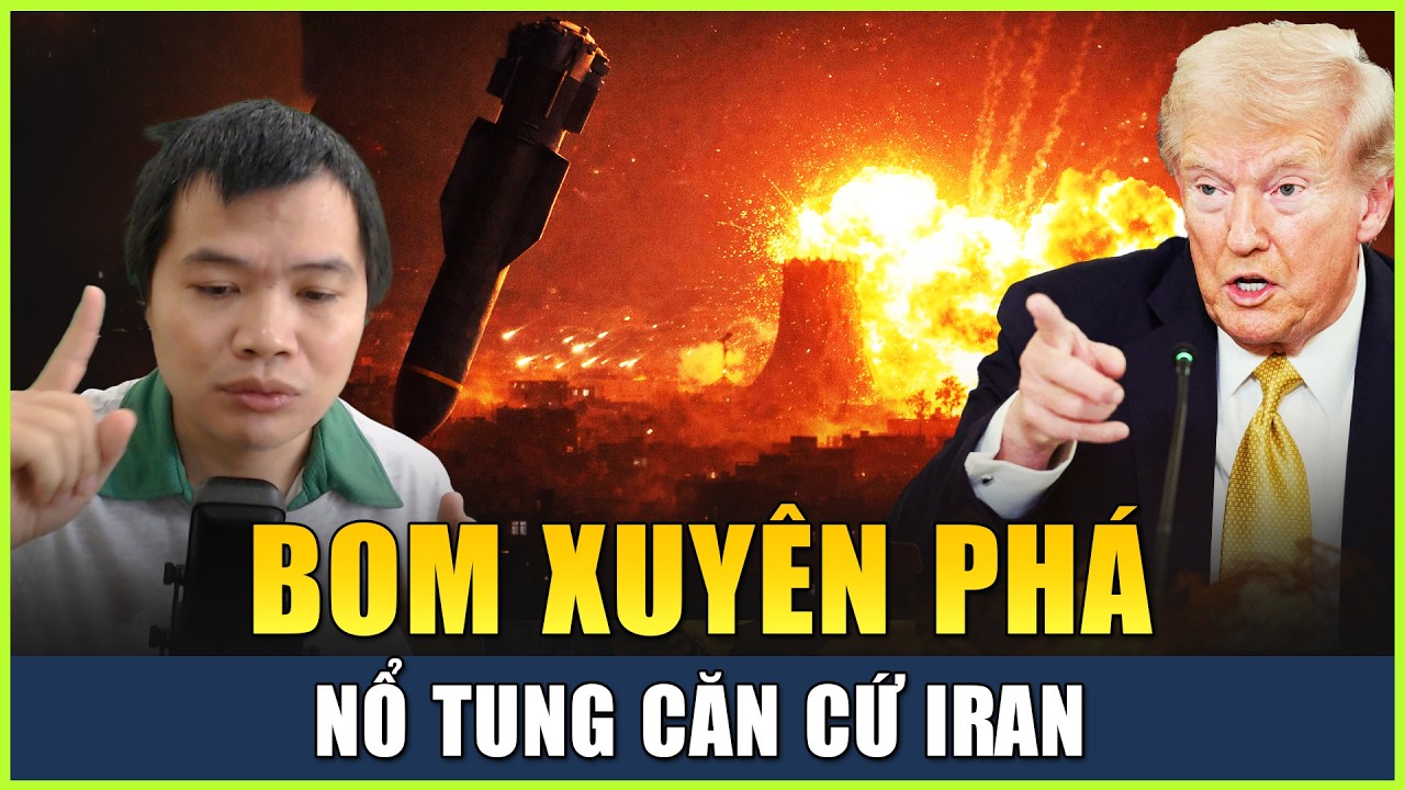 Liên Quân Mỹ-Israel Không Kích Thuộc Loại Mạnh Nhất, Bom Xuyên Phá Có Thể Đã Đánh Trúng Mục Tiêu