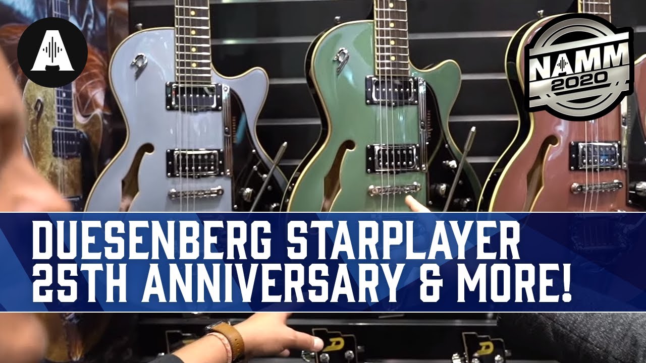 Duesenberg Limited Edition 25th Anniversary Models & Loads More! - NAMM 2020