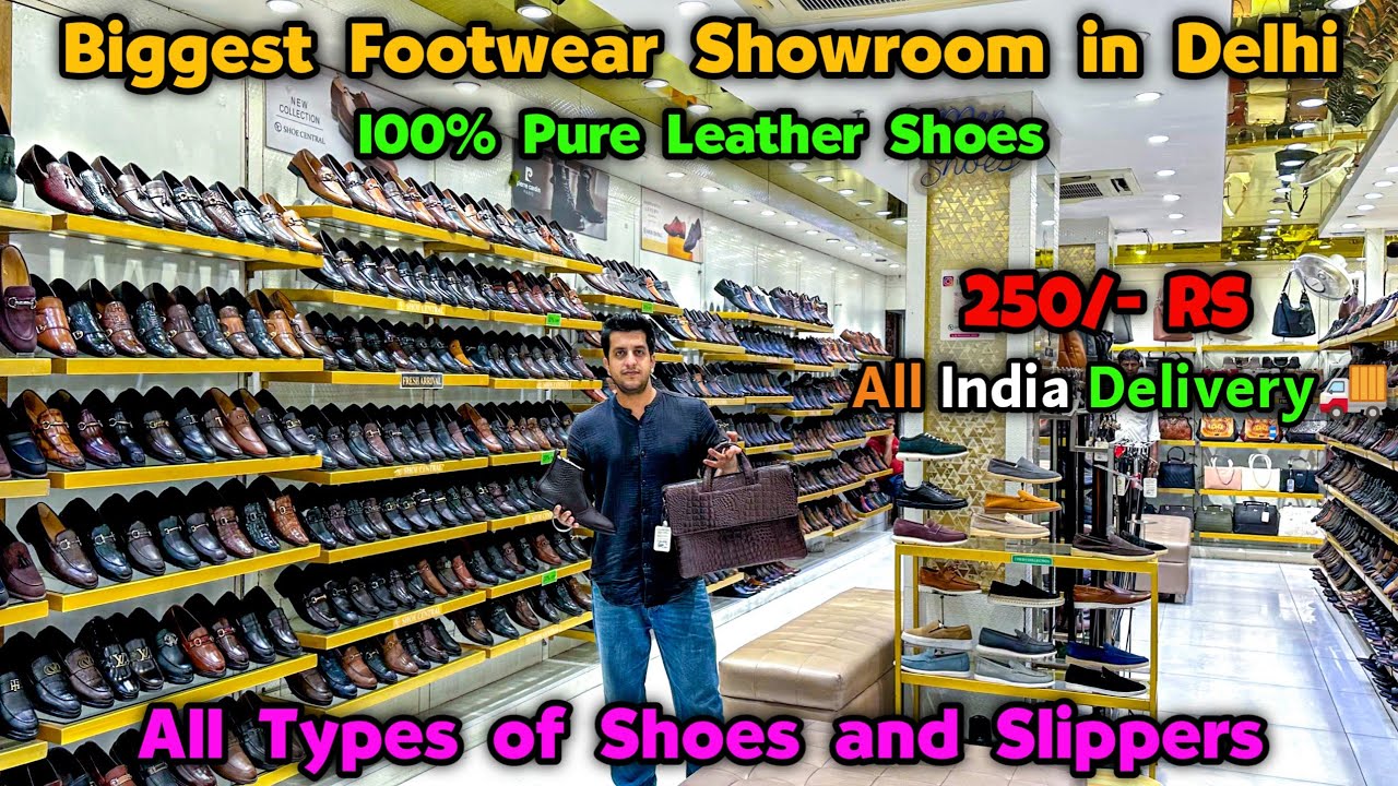 Biggest Footwear Showroom | Pure Leather Shoes | Loafers & Formal Shoes | Lajpat Nagar Shoes Market