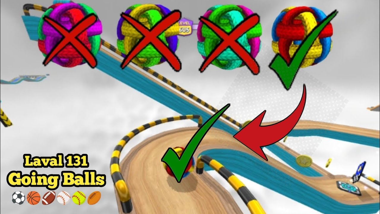 🏈Going Balls ; Super Speed Run Hard Walkthrough | Level 131 || los game || Arbaz Guru Gaming |
