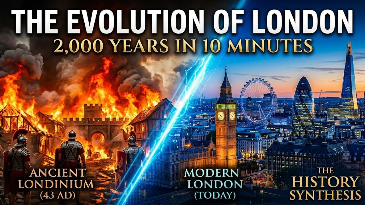 The Entire History of London in 10 Minutes | 2,000 Years of Evolution (43 AD - 2026)