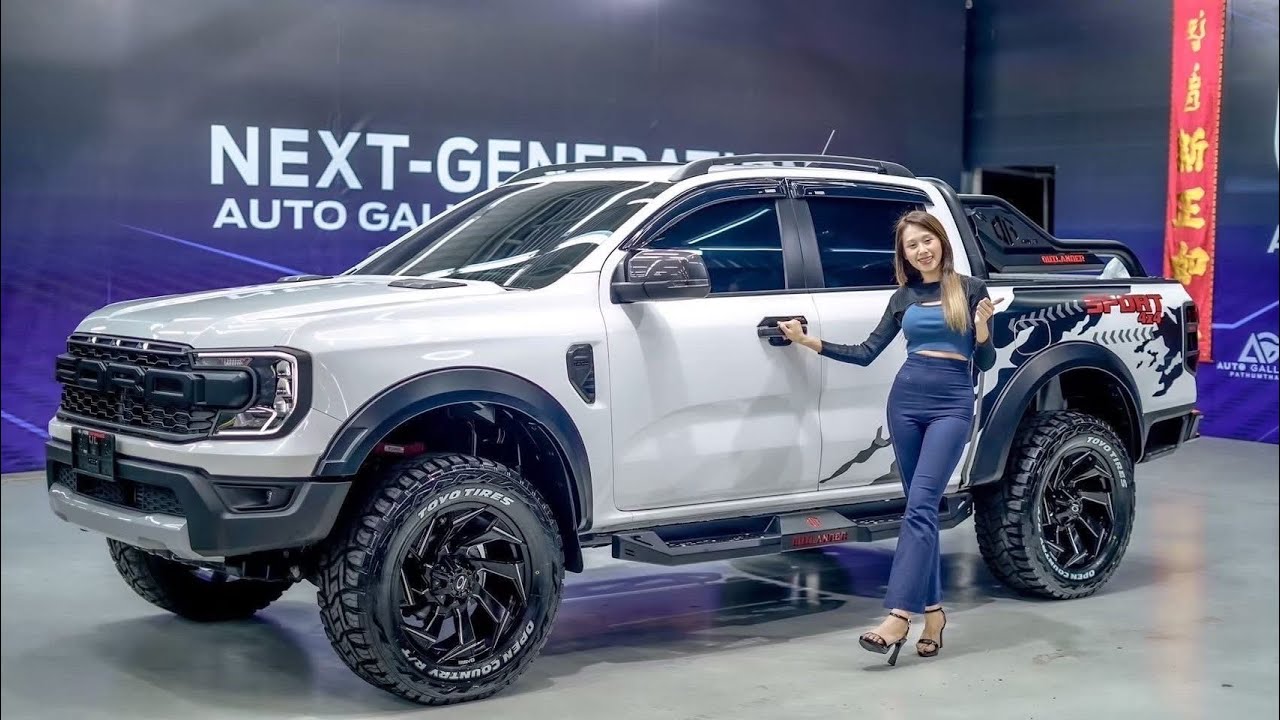 คันที่19:🍵FORD Sport 4x4 ค่าตัว 1,089,000.- สีขาวแต่งเต็มชุดเหล็ก outlander kaa