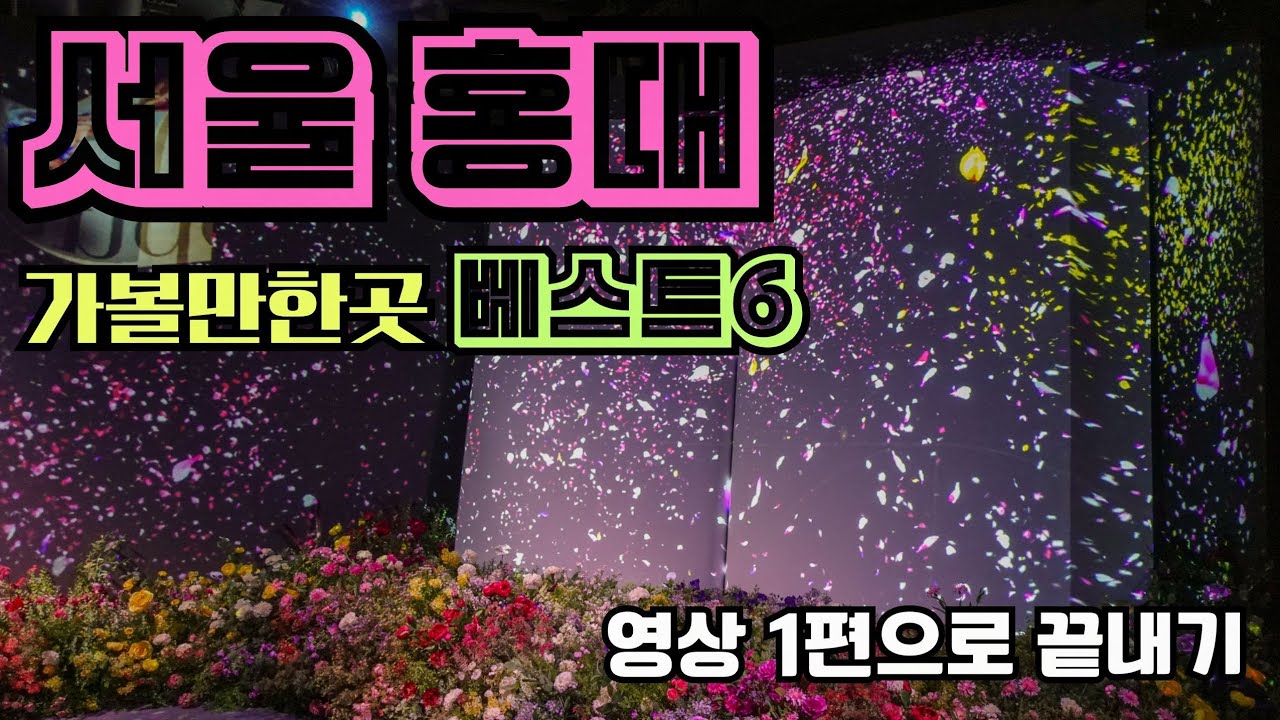 서울 홍대 가볼만한곳 베스트6 홍대에서 즐겁게 즐기는 방법