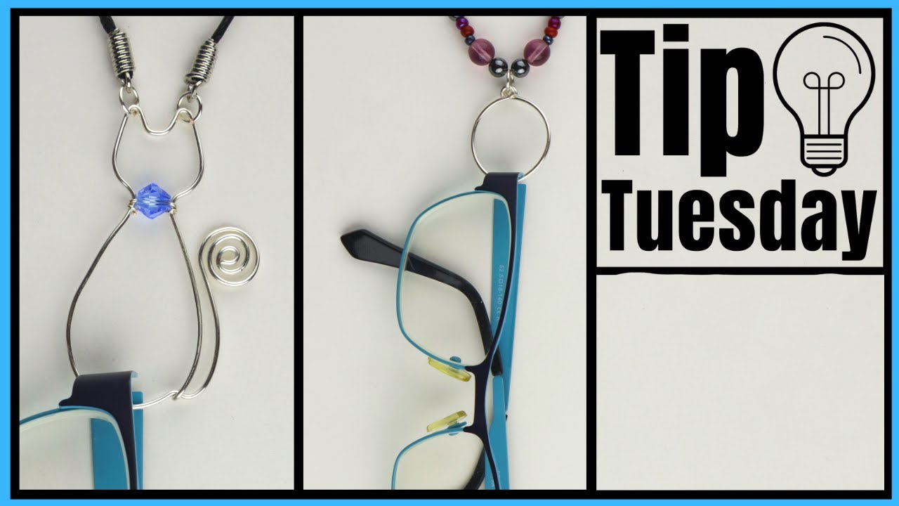 DIY Glasses Holder Pendant Tutorial