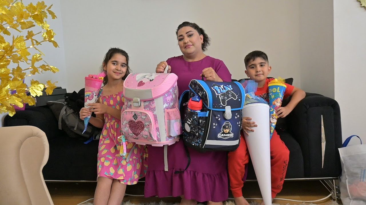 برای شروع مدرسه برای بچه‌هایم لوازم  خریدم  | back to school haul 🎒🖊️