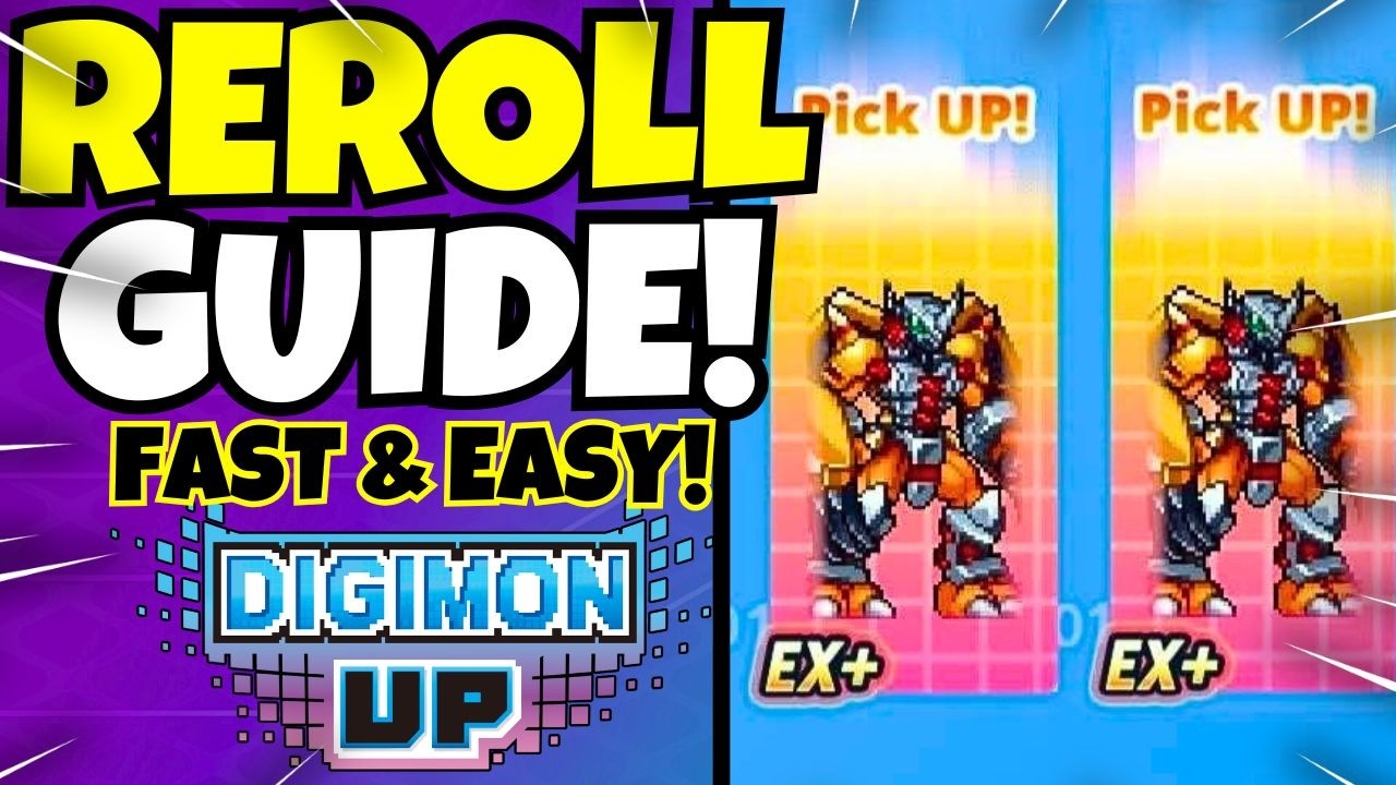Digimon UP REROLL GUIDE!!! [Start Strong]