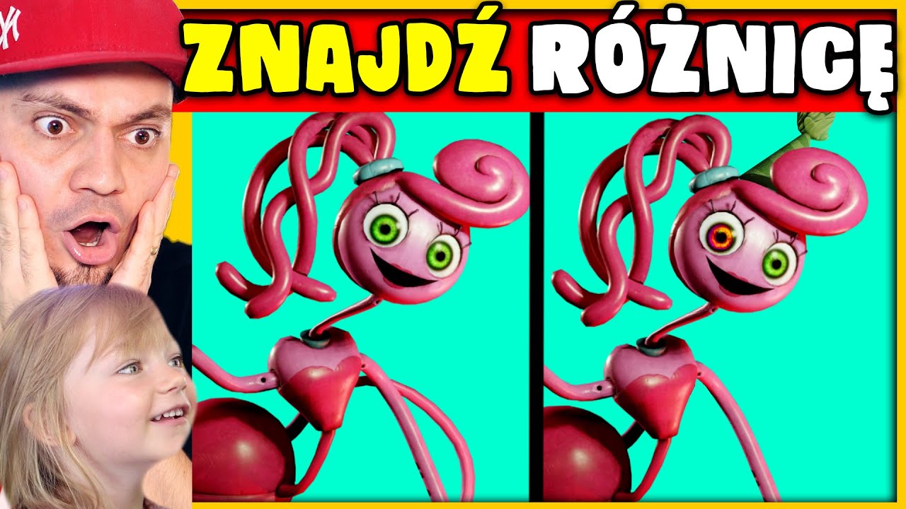 ZNAJDŹ RÓŻNICĘ! (POPPY PLAYTIME VS FRIDAY NIGHT FUNKIN') 🕵️ JUNIORSKY Z CÓRKĄ