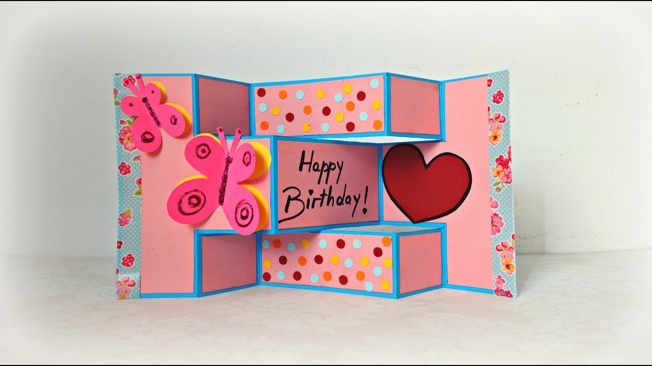 TriFold birthday card tutorial | Handmade card for birthday | Maison Zizou