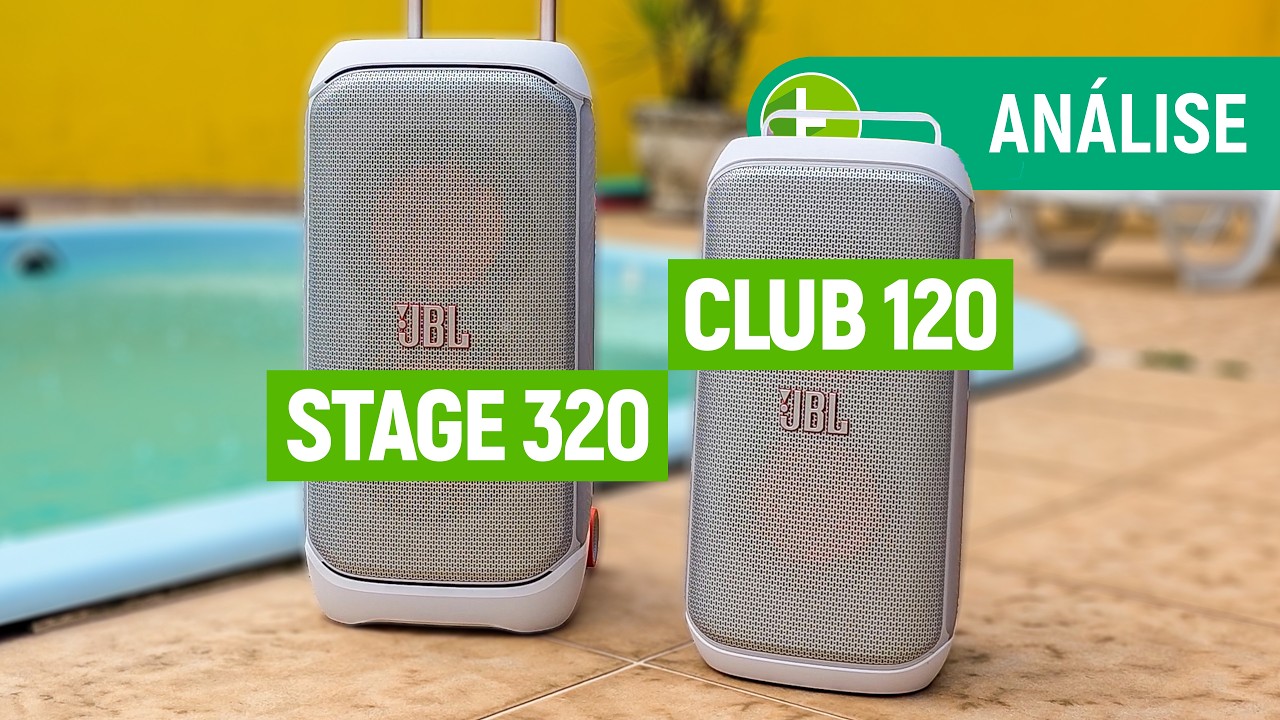 JBL PARTYBOX CLUB 120 e STAGE 320: som POTENTE em DIFERENTES TAMANHOS | Análise / Review