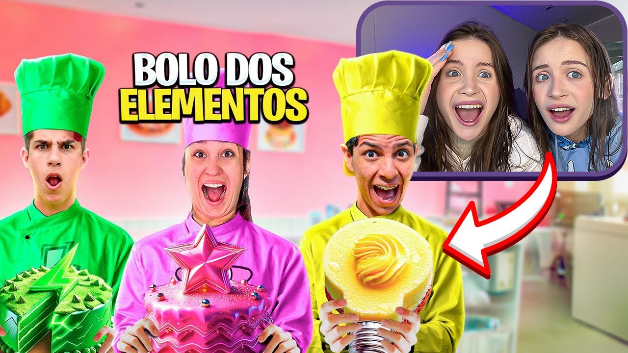 Os Rosas Fizeram o Bolo dos Elementos! 🎂😱