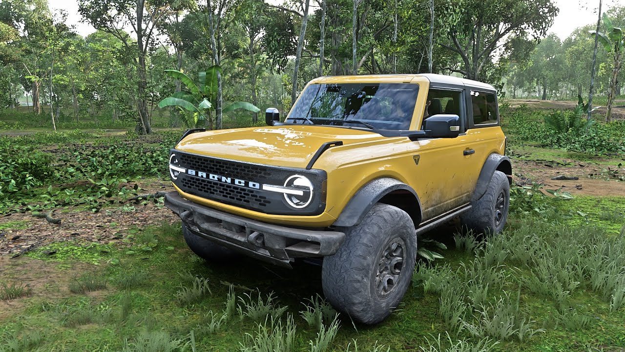 Ford Bronco Rainy Weather - Off-Roading in The Jungle - Rain - Forza Horizon 5 | Gameplay