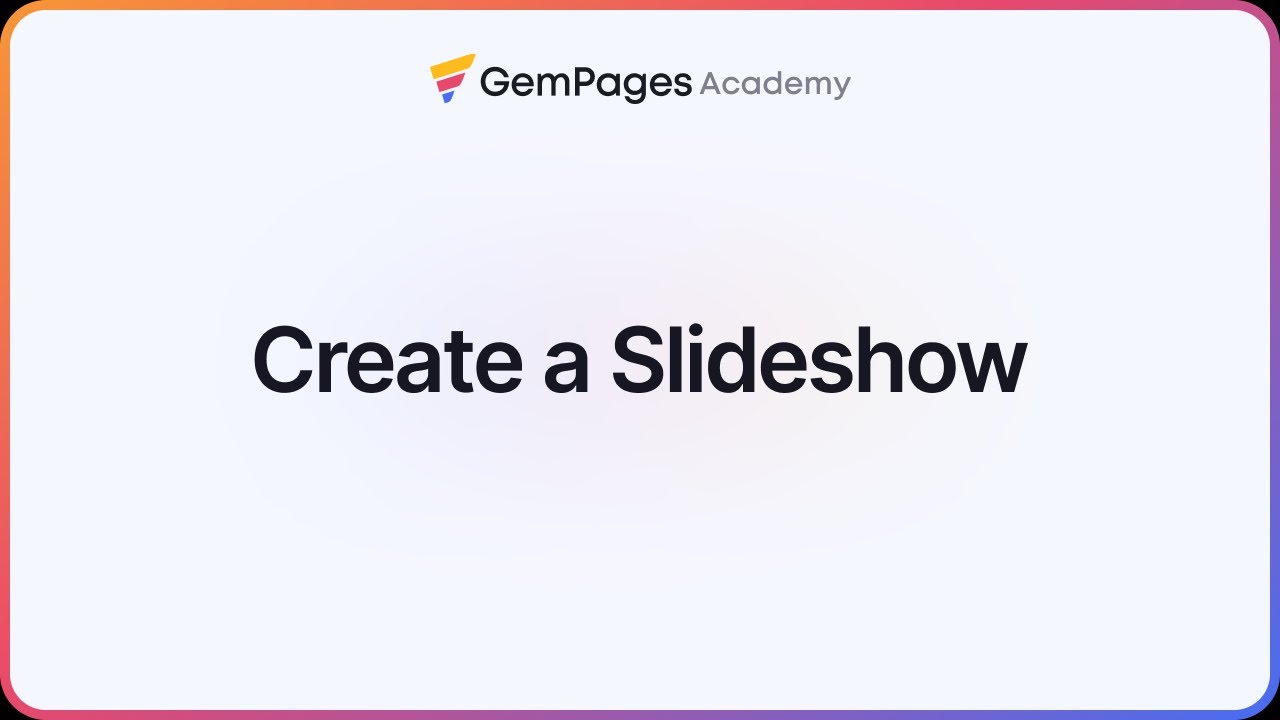 How to Create a Slideshow with Carousel & Hero Banner | v7 Editor | GemPages 101