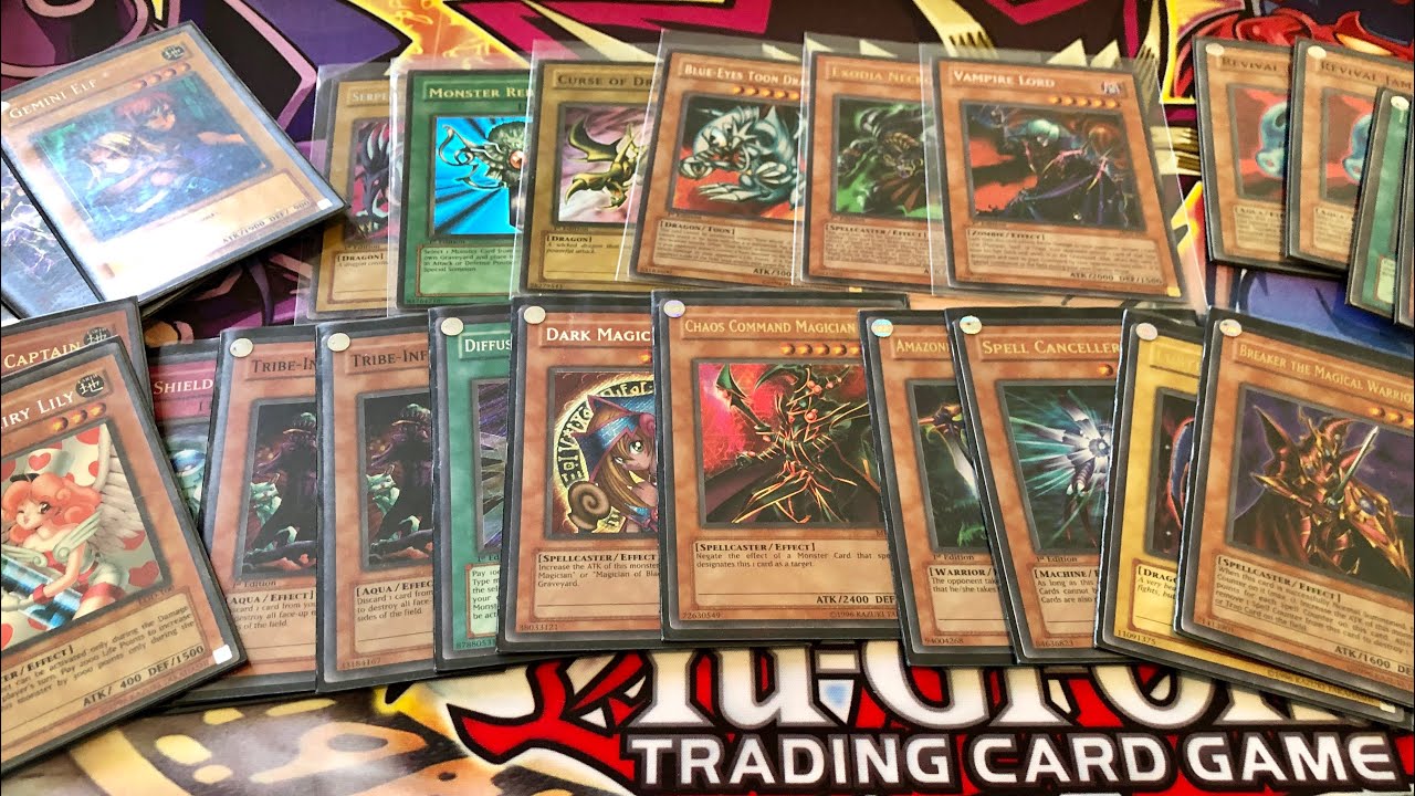 Totally AWESOME Old School Yu-Gi-Oh! Collection! 1st Edition LOB!!!