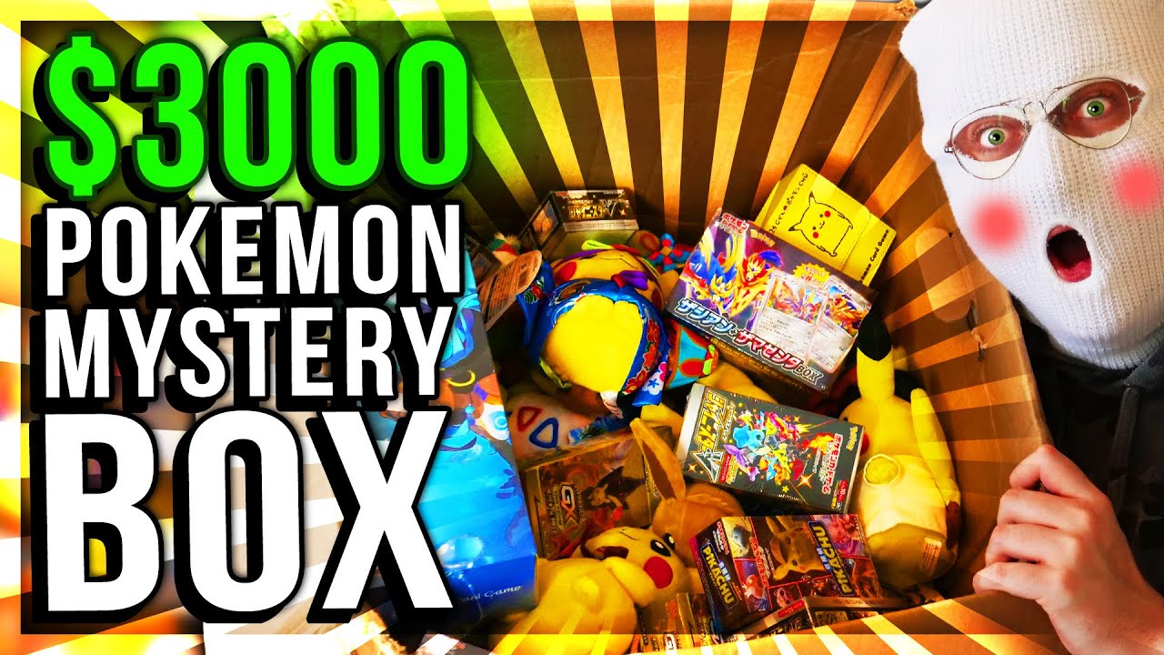 OPENING A $3000 POKEMON MYSTERY BOX FROM JAPAN 助けて
