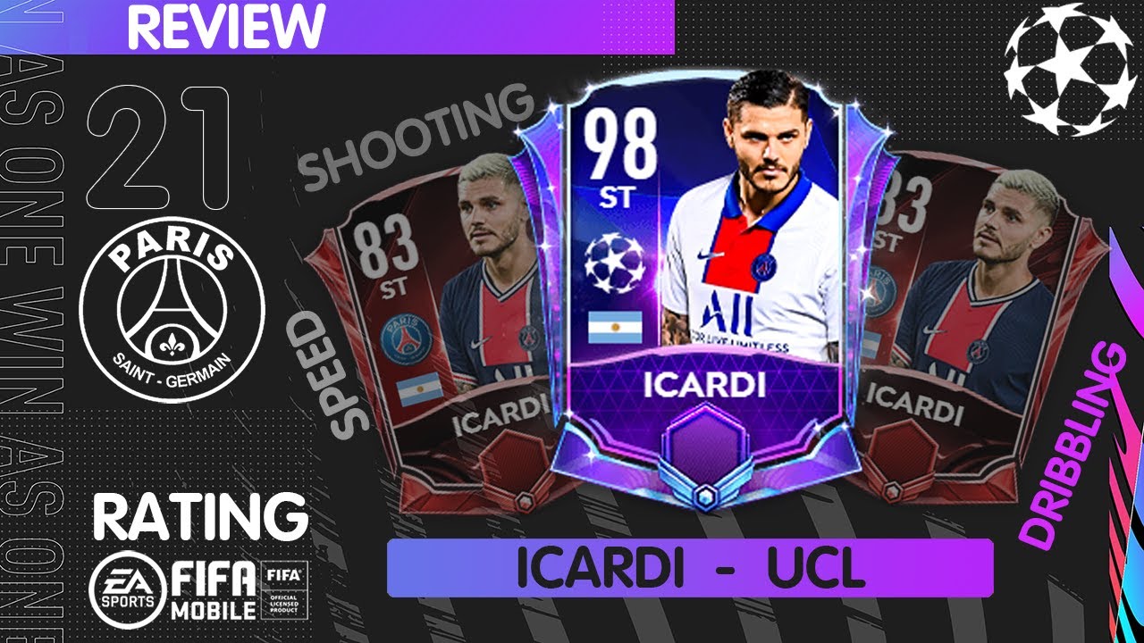 Mauro Icardi Champions League Обзор Игрока FIFA 21 mobile
