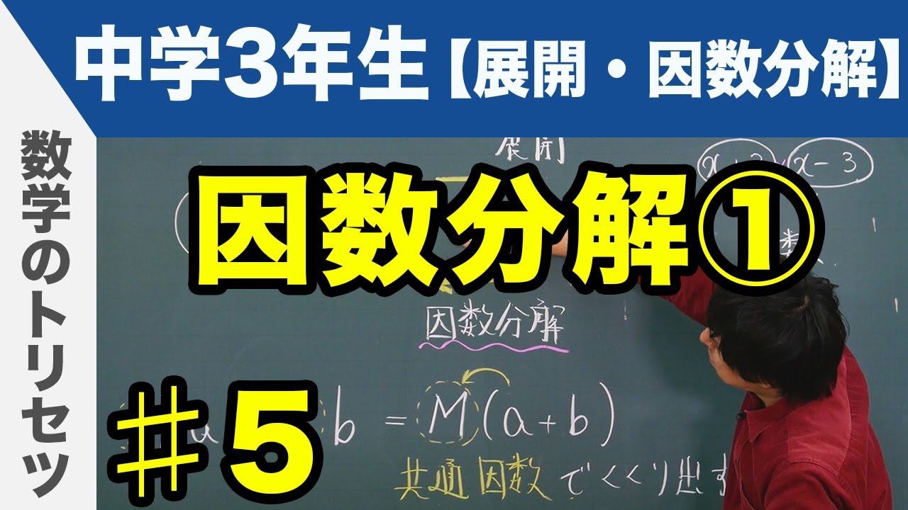 因数分解①【中学3年生】数学