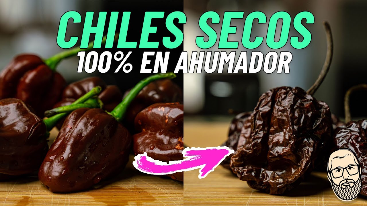 Los secretos para ahumar y secar chiles picantes a puro ahumador