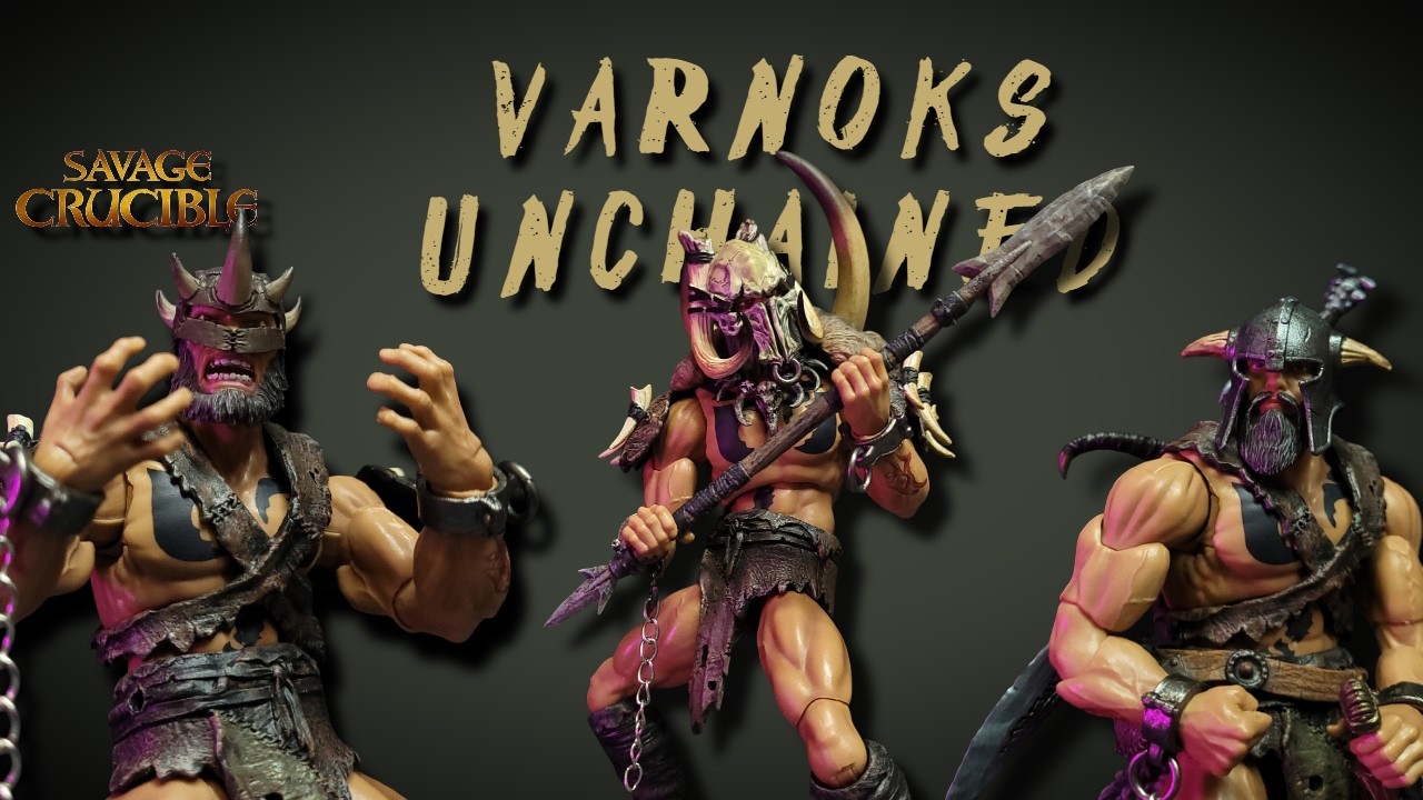 Virei fã da Savage Crucible! - Varnoks Unchained - Savage Crucible - Action Figure Review PT-BR