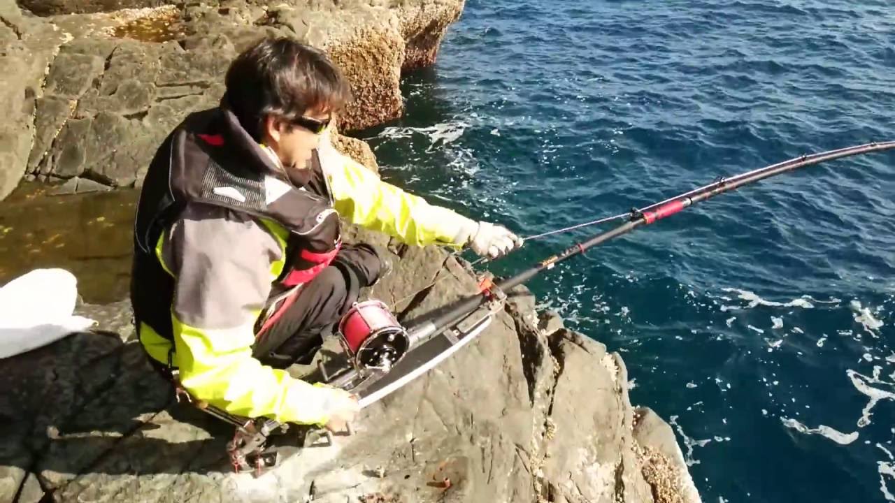 2014.1.4　中泊　クエ釣り