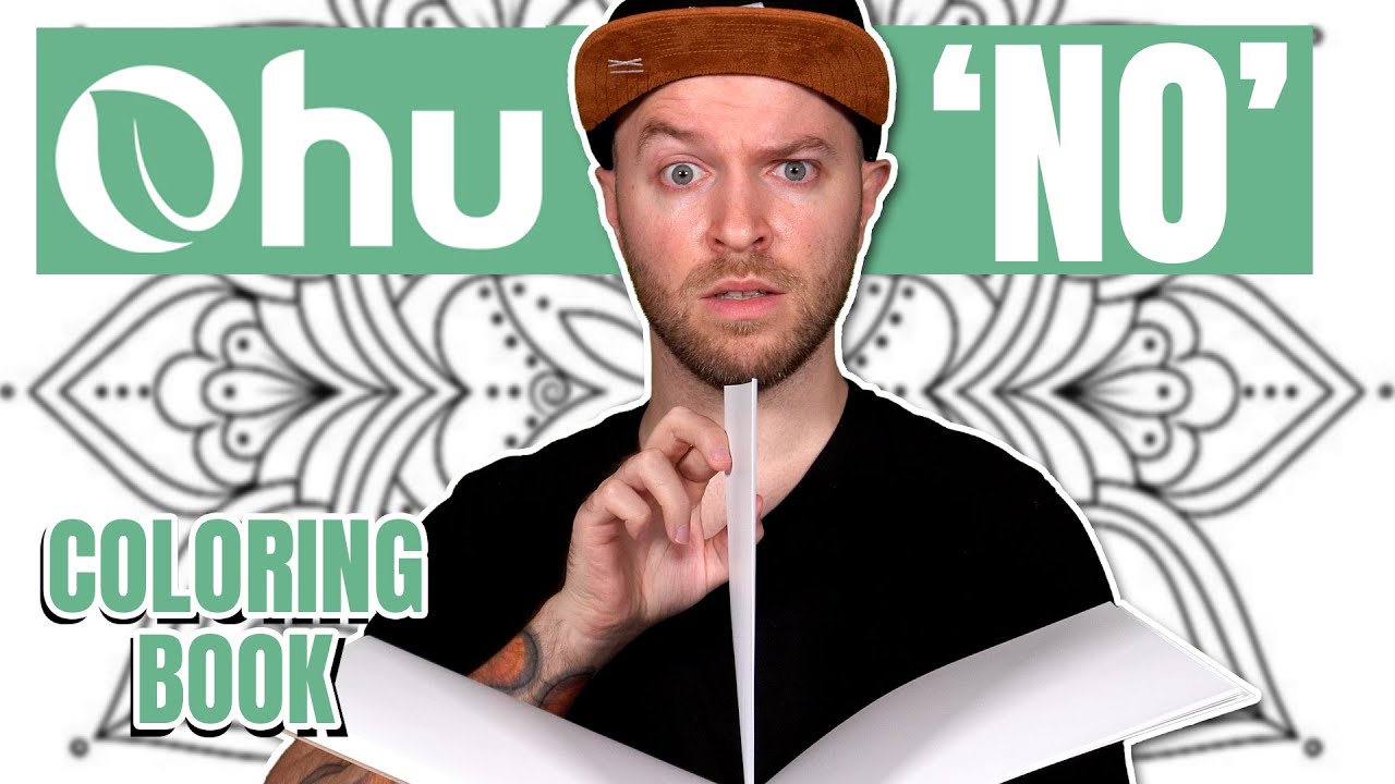 Professional Artist Vs The OHUHU Colouring Book..? - My FIRST Mandala Experience