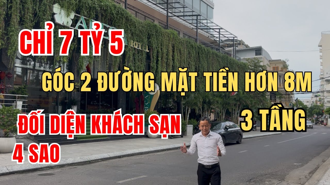 Nhà 3 tầng Góc ngang mặt tiền rộng cách Biển Trần Phú chỉ vài trăm mét đáng mua | Nhà đất Nha Trang