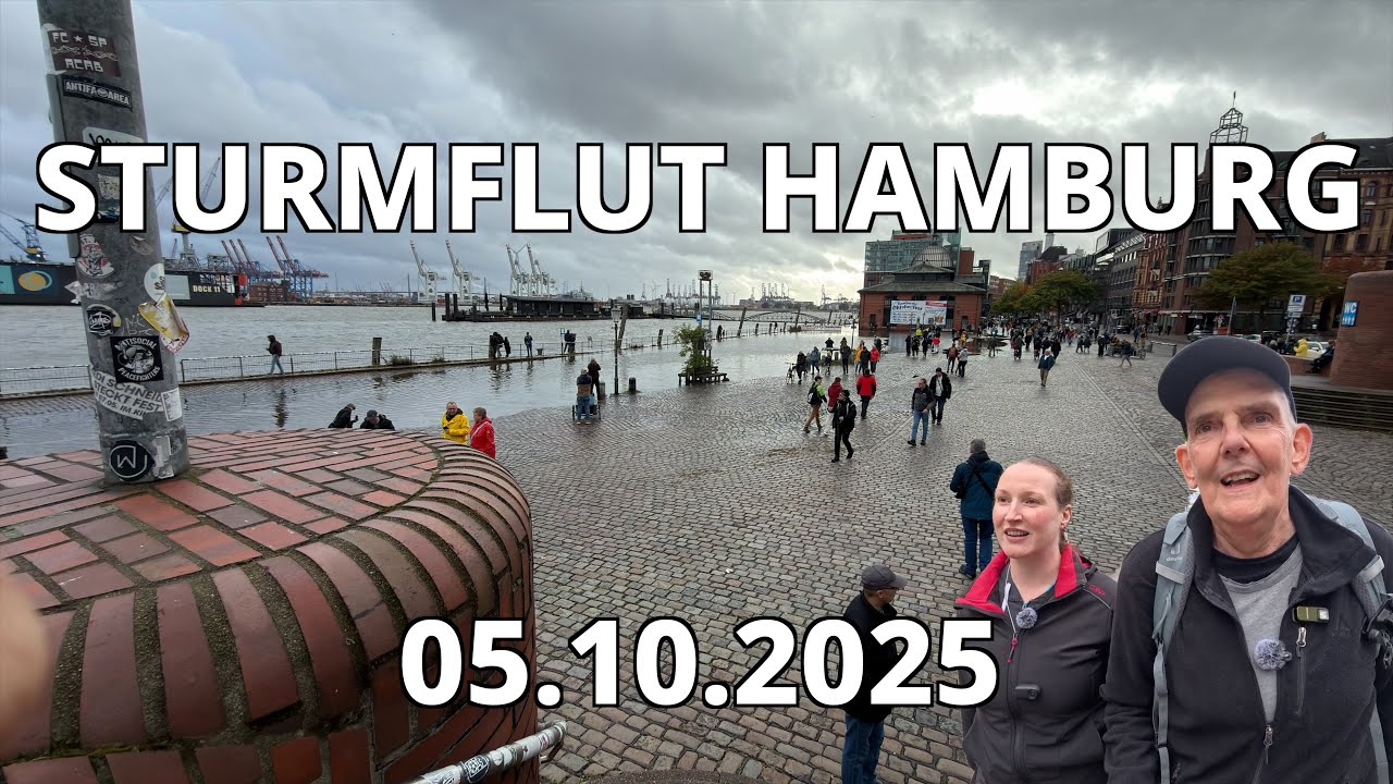 Sturmflut Hamburg 05.10.2025 - die erste Flut im Herbst