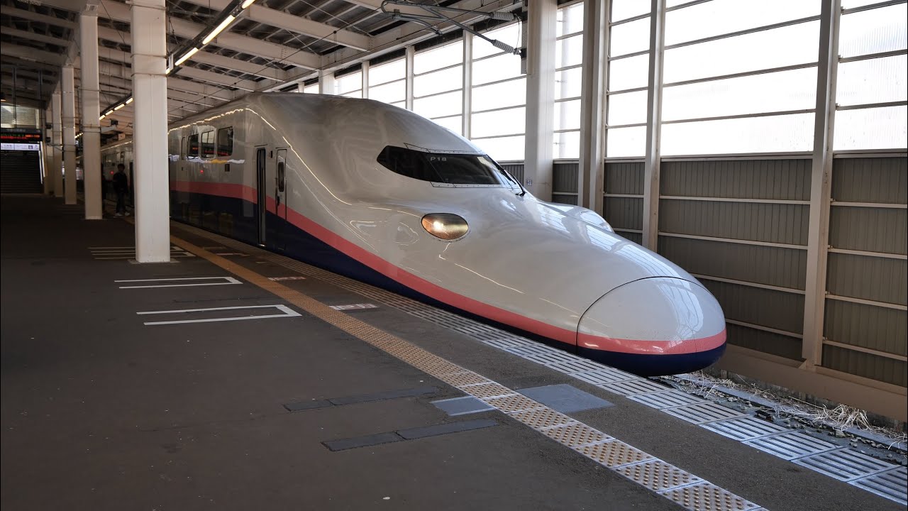 上越新幹線 MAXたにがわ176号 （E4系運行） 超広角車窓 進行右側 ガーラ湯沢～東京【4K60P】
