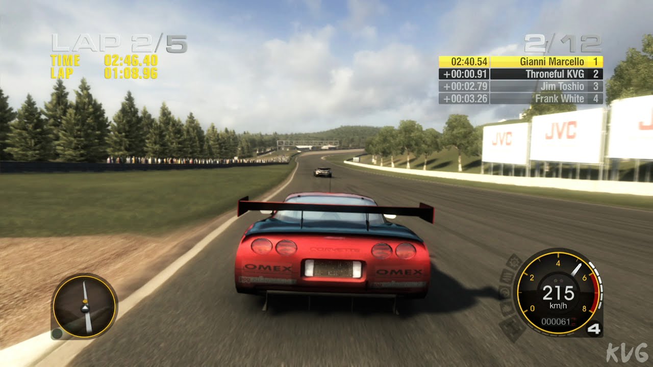 Race Driver: GRiD - Chevrolet Corvette C5-R - Gameplay (PC UHD) [4K60FPS]