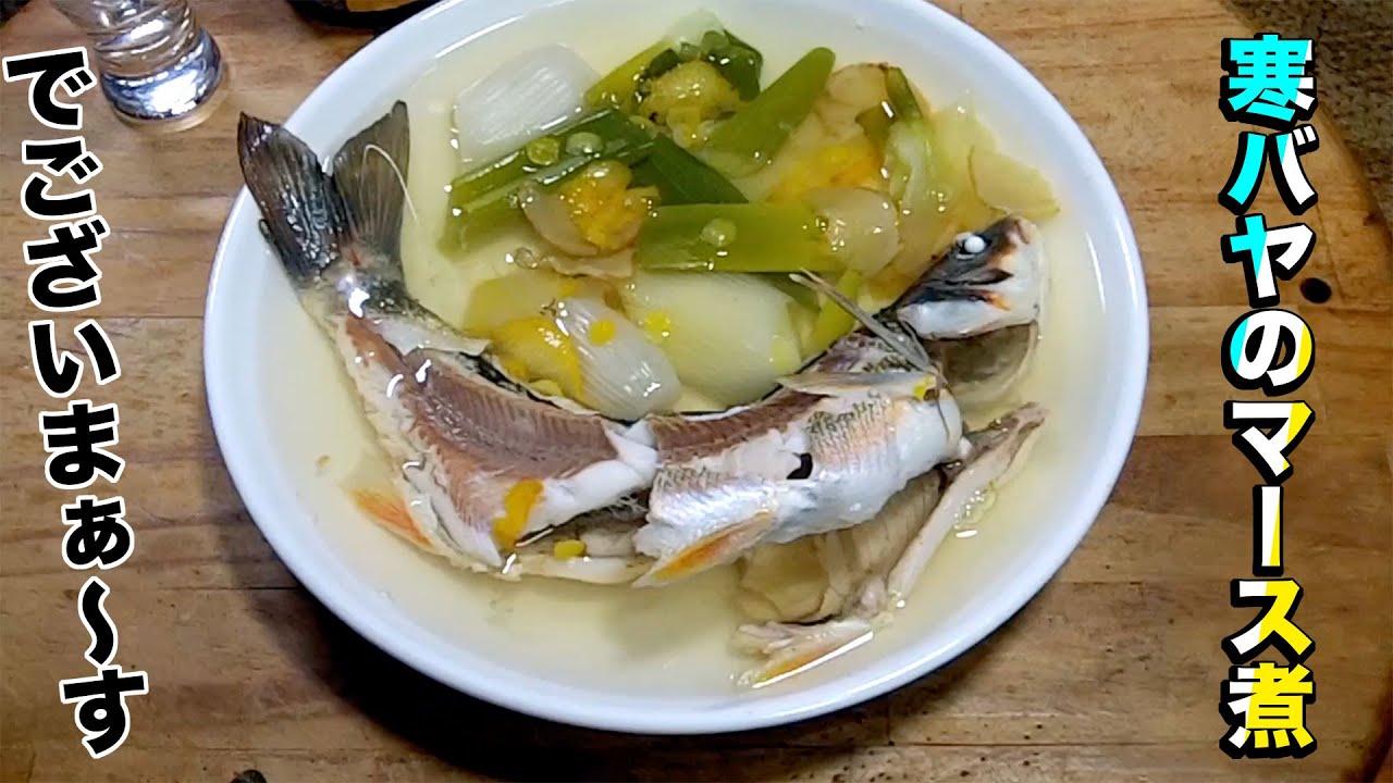 寒バヤを釣って食う【マース煮でございまぁ〜す】