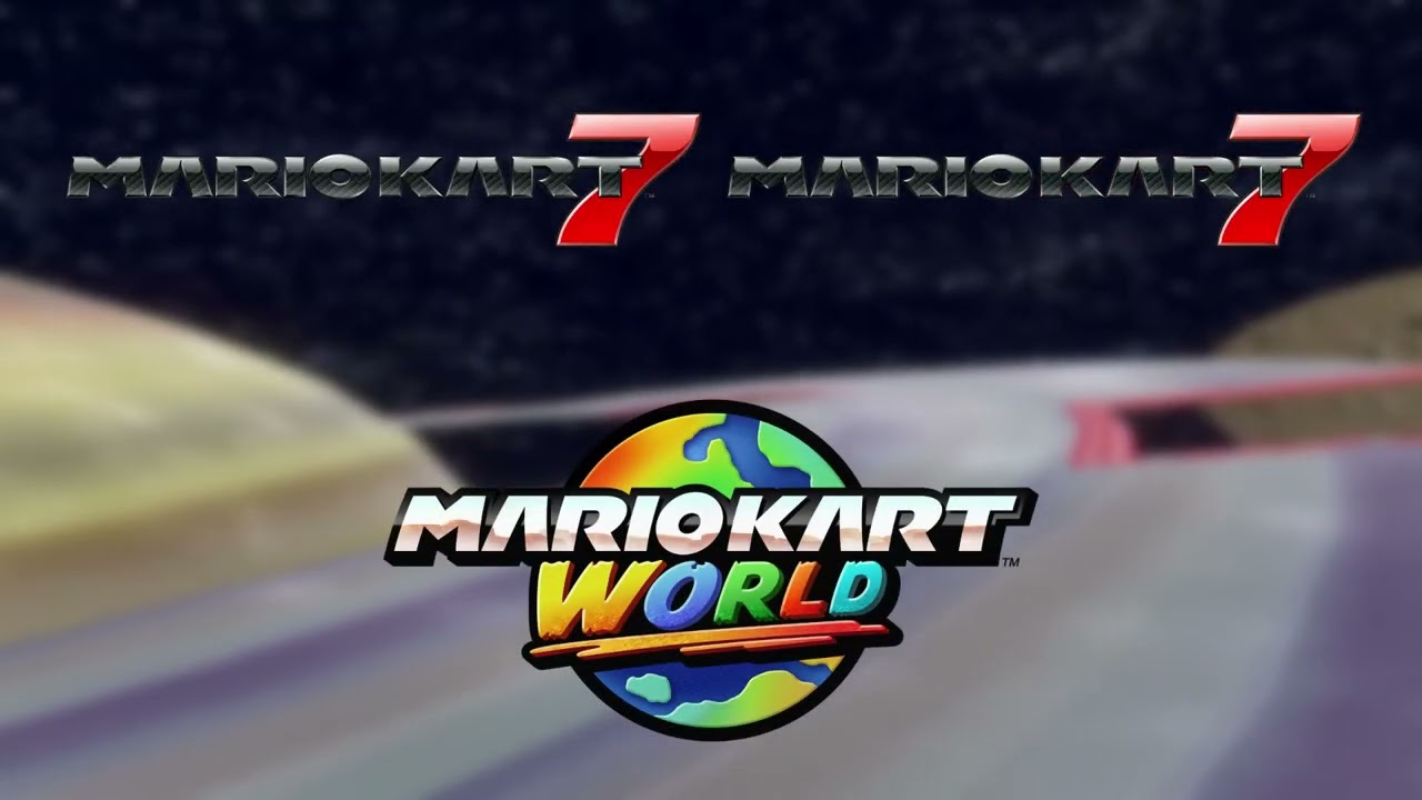 MK7 - 3DS Rainbow Road🍄🌈🌠 (MK7 (Normal + Moon) x MKWorld - Triple Mashup)