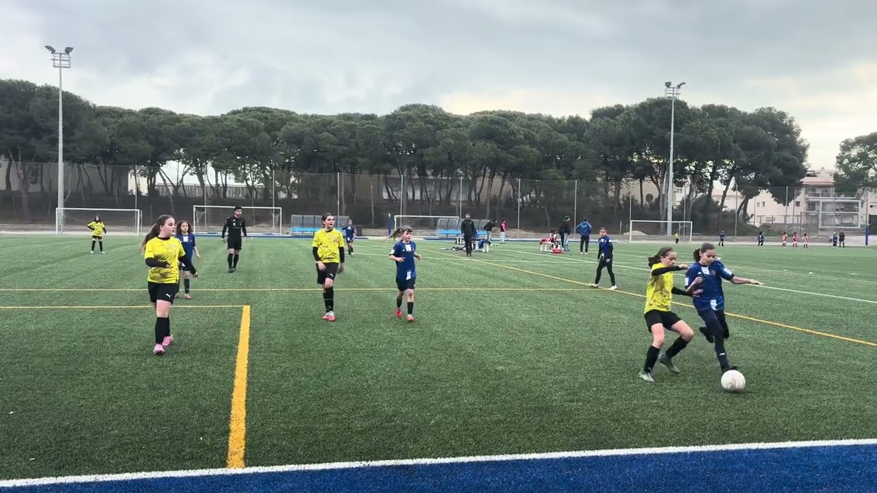 Primera parte vs Cubelles 3-0