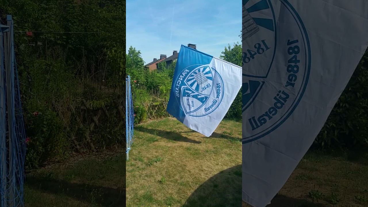 Fahne auspacken