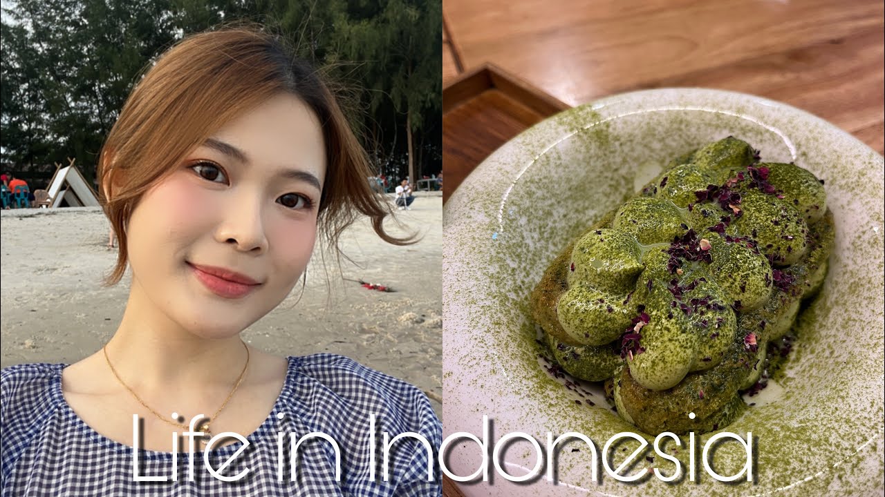Vlog🇮🇩| Work, Shopping, Beach trip in Medan🏖, Hotpot night 🍲, Trying new dessert 🧁