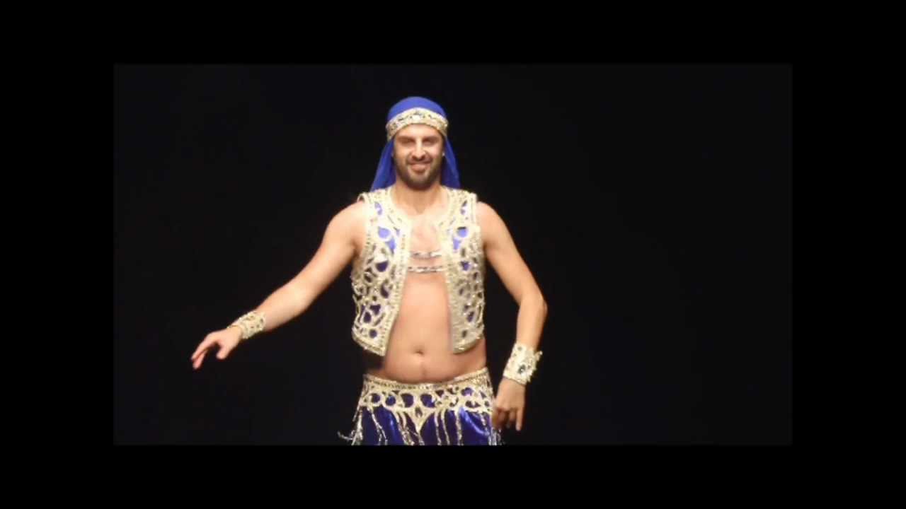 Jamil Male Belly Dancer - Drum Solo @ Aether