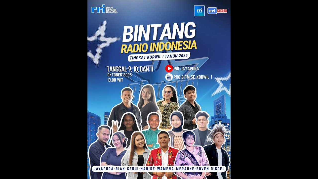 SELEKSI BINTANG RADIO INDONESIA 2025 TINGKAT KORWIL I | HARI KE-1