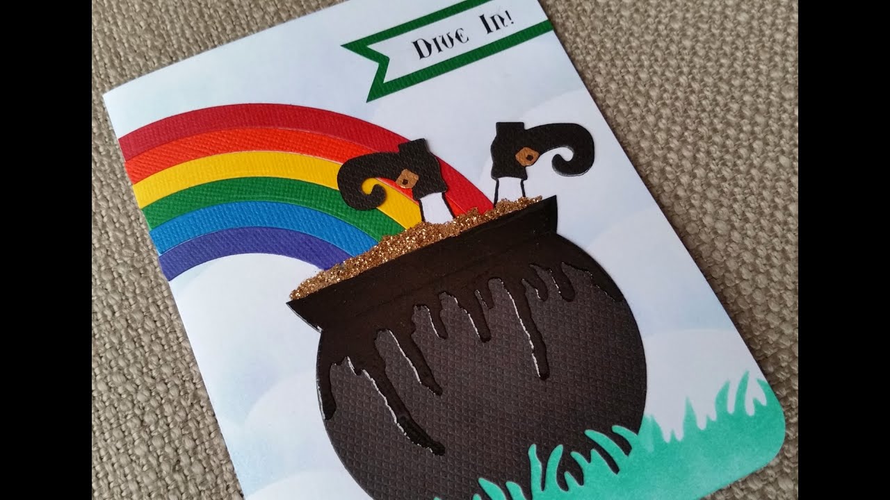 St  Patrick's Day Cards Process -  Diemond Dies DT