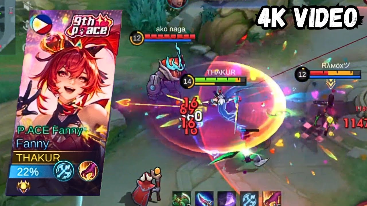 4K SIMPLE AND EASY FANNY PLAYSTYLE | 2 CABLES ARE ENOUGH | MLBB