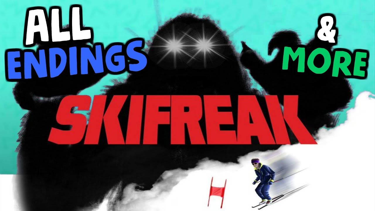 ALL SkiFreak Endings, Secrets, Easter Eggs, and More (Finding the References)
