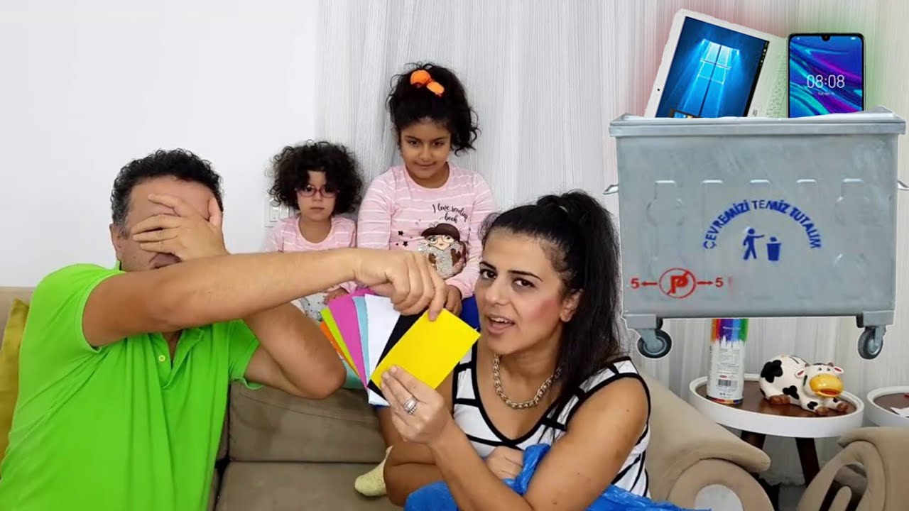 RENGİNİ SEÇ EŞYANI ÇÖPE AT - ÇARK OYUNLARI