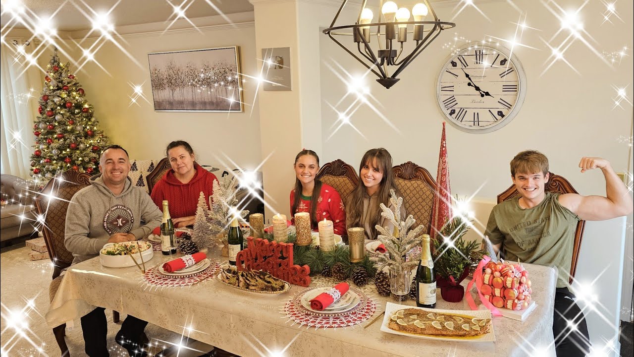 РОЖДЕСТВЕНСКИЙ УЖИН И ПОДАРКИ !!! СЕМЕЙНЫЕ ЦЕННОСТИ В АМЕРИКЕ 💝!!!