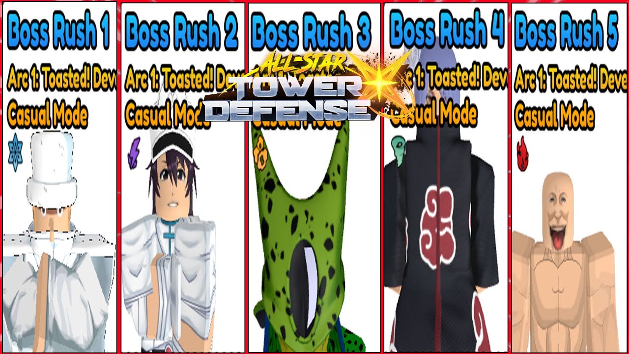 Beating BOSS RUSH 1-5 (1 DPS Unit Solo Gameplay) | ASTD X Update 4 (Roblox)