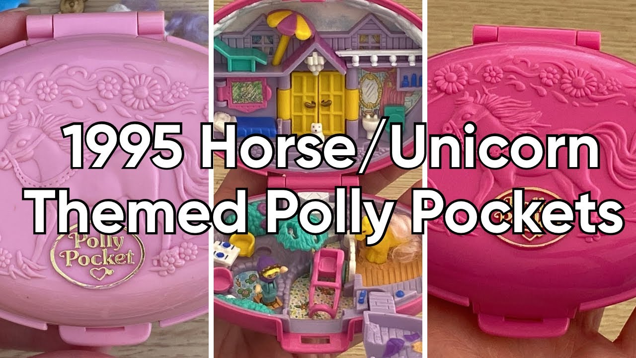 Spotlight on 1995 Horse and Unicorn Themed Polly Pockets 