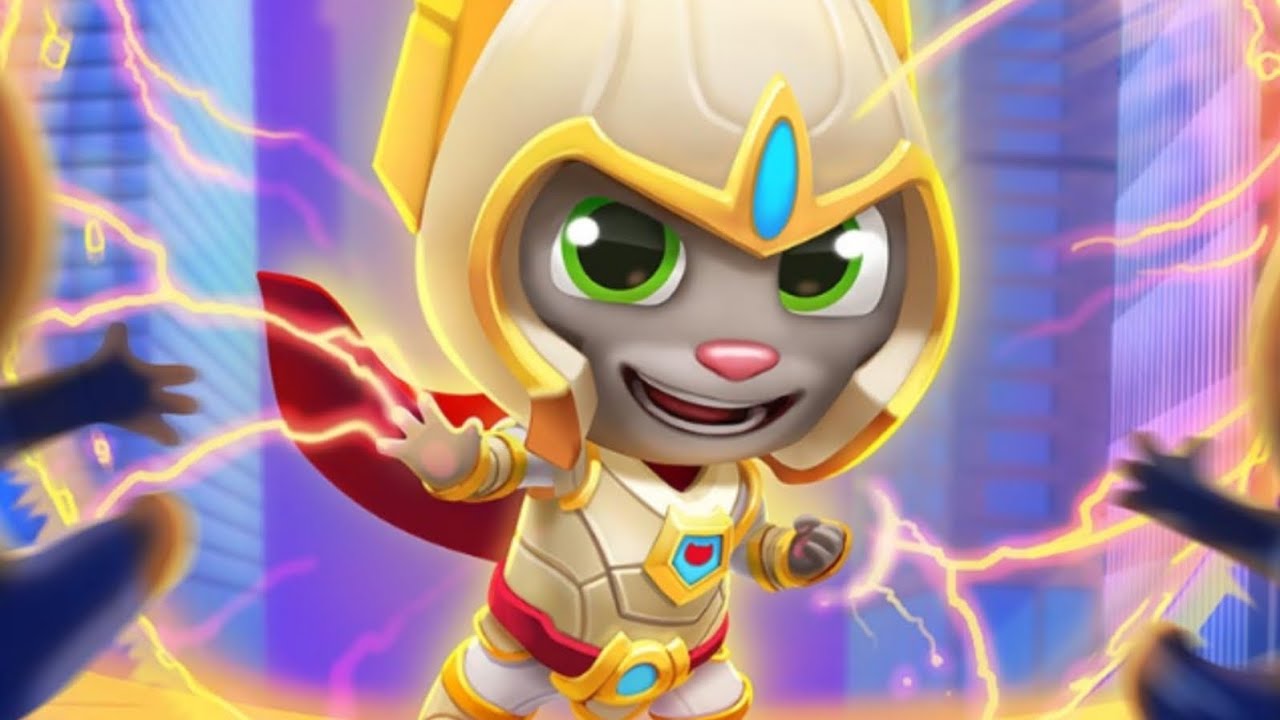 Playing tom hero dash and Tom gold run