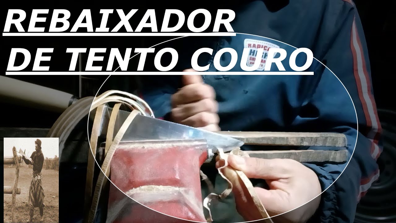 Rebaixador de tento de couro cru