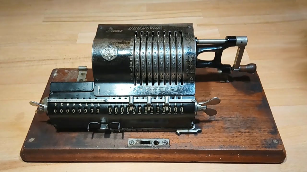 Brunsviga B (1902) - Addition, Subtraction, Multiplication, Division, Square Root