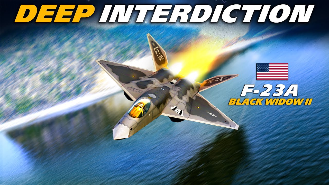 В тылу врага | F-23A лучше, чем F-22 Raptor? — Цифровой боевой симулятор | DCS |