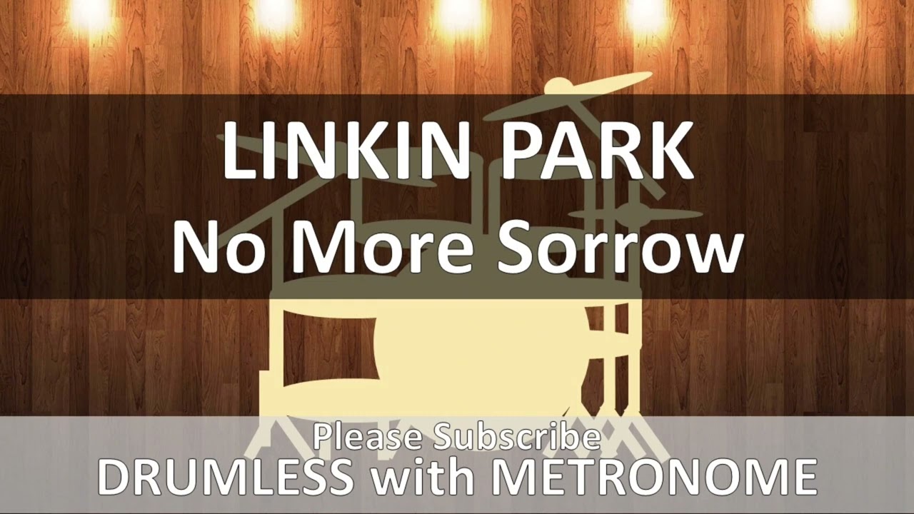 Linkin Park - No More Sorrow (Drumless with Metronome)